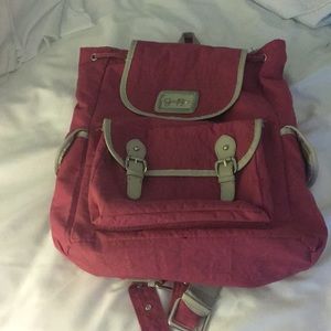 Pink backpack